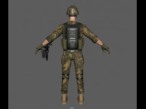 soldier 3D Model