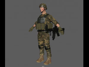 soldier 3D Model