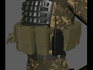 soldier 3D 모델
