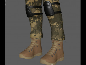 soldier 3D 모델