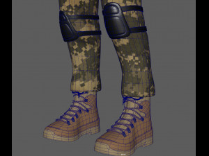 soldier 3D 모델