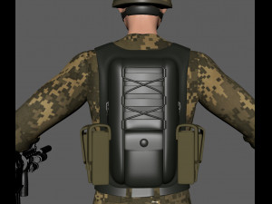 soldier 3D 모델
