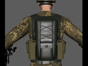 soldier 3D Model