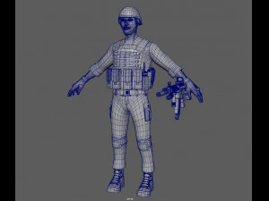 soldier 3D Model