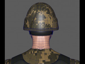 soldier 3D 모델