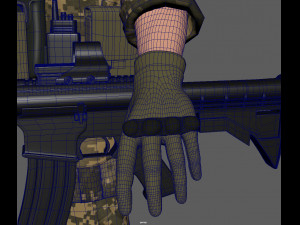 soldier 3D 모델