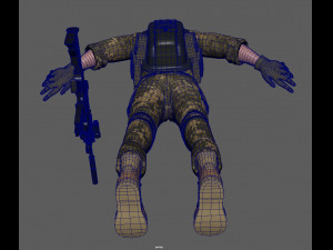 soldier 3D 모델