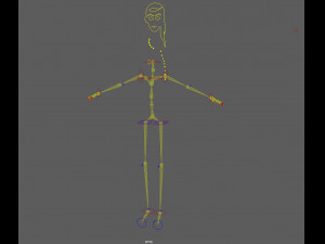 sports girl 3D 모델