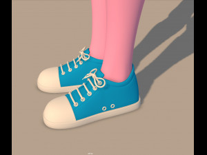 sports girl 3D 모델