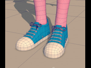 sports girl 3D 모델