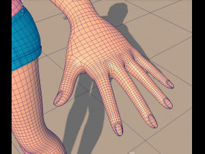 sports girl 3D 모델