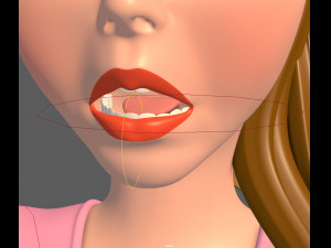 sports girl 3D 모델