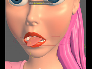 sports girl 3D 모델
