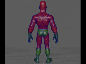 superhero 3D Model