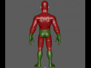 superhero 3D Model