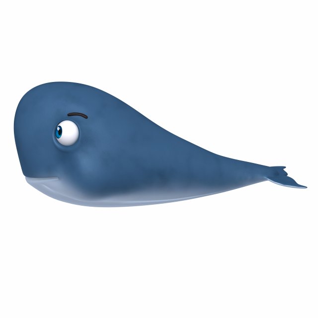 whale 3D Model .c4d .max .obj .3ds .fbx .stl .blend 