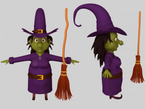 witch 3Dモデル