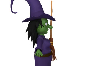 巫婆 3D 模型