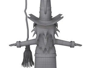 巫婆 3D 模型