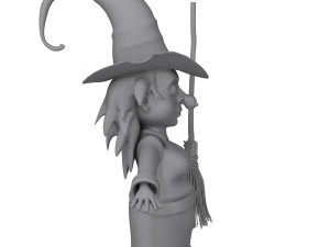 巫婆 3D 模型