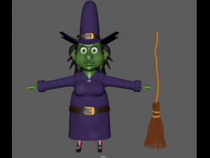 witch Modelo 3D