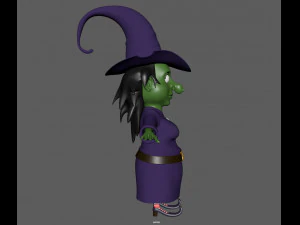 巫婆 3D 模型