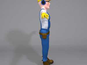 construction worker 3D Model