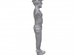 construction worker 3D Model