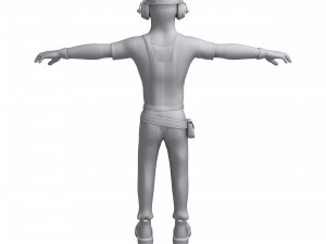 construction worker 3Dモデル