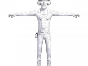 construction worker 3Dモデル
