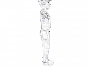 construction worker 3D Model