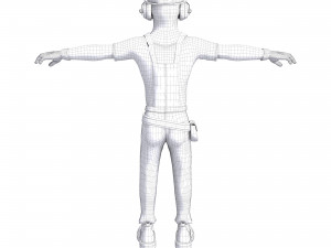 construction worker 3Dモデル