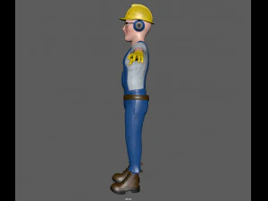 construction worker 3D Model