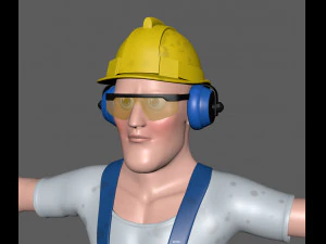 construction worker 3D Model