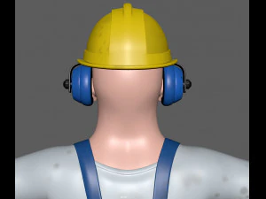 construction worker 3D Model