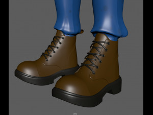 construction worker 3Dモデル