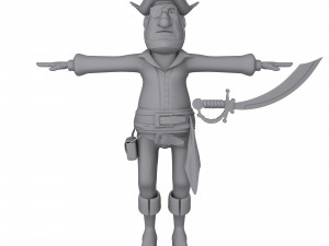pirate Modelo 3D