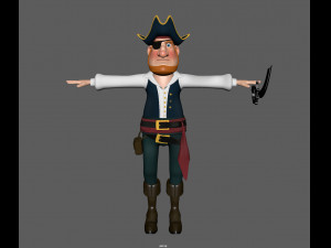 pirate Modelo 3D