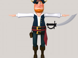 pirate Modelo 3D