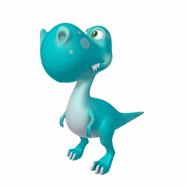 dinosaur 3D Model .c4d .max .obj .3ds .fbx .stl .blend 