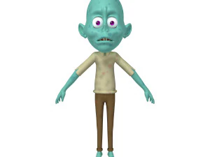 zombie Modello 3D