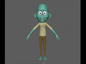 zombie Modello 3D