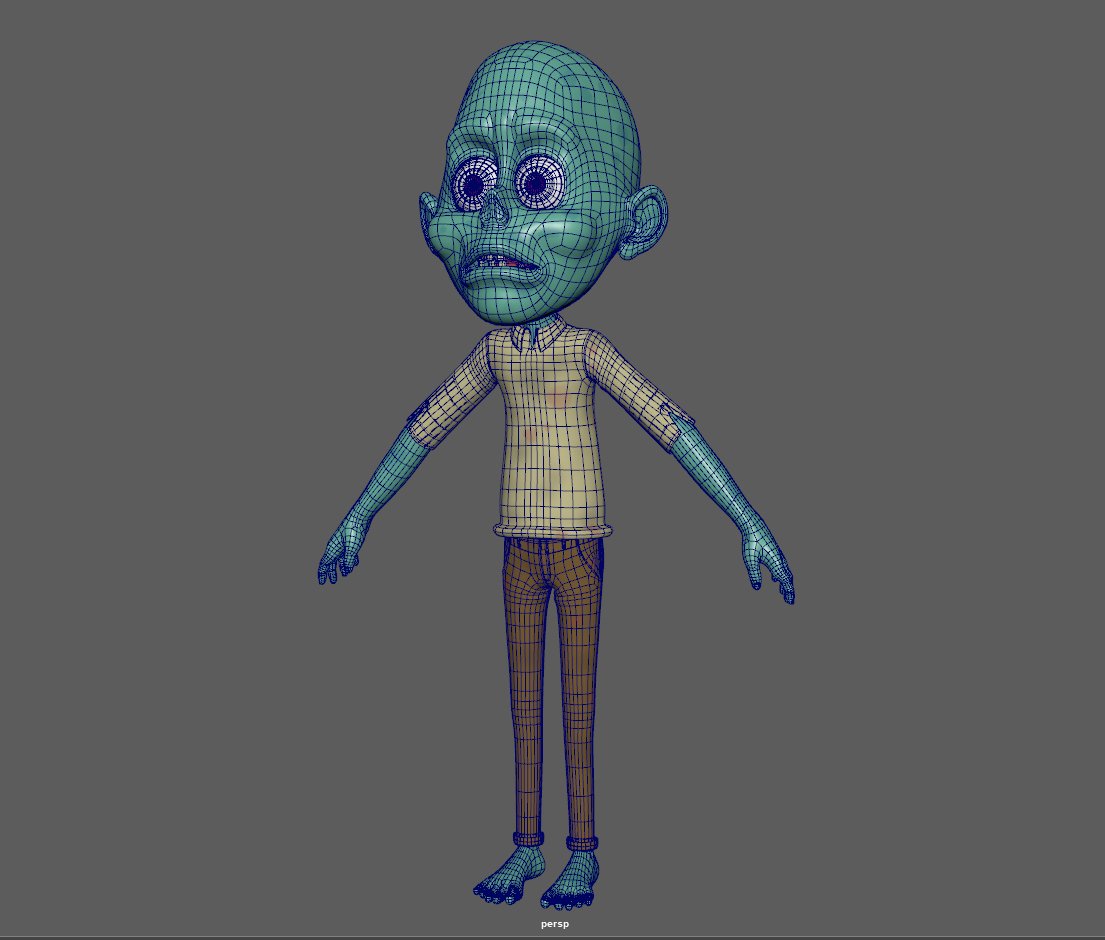 Zombie 3d model