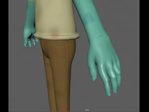 zombie Modello 3D