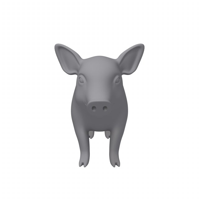 pig 3D मॉडल .c4d .max .obj .3ds .fbx .stl .blend 