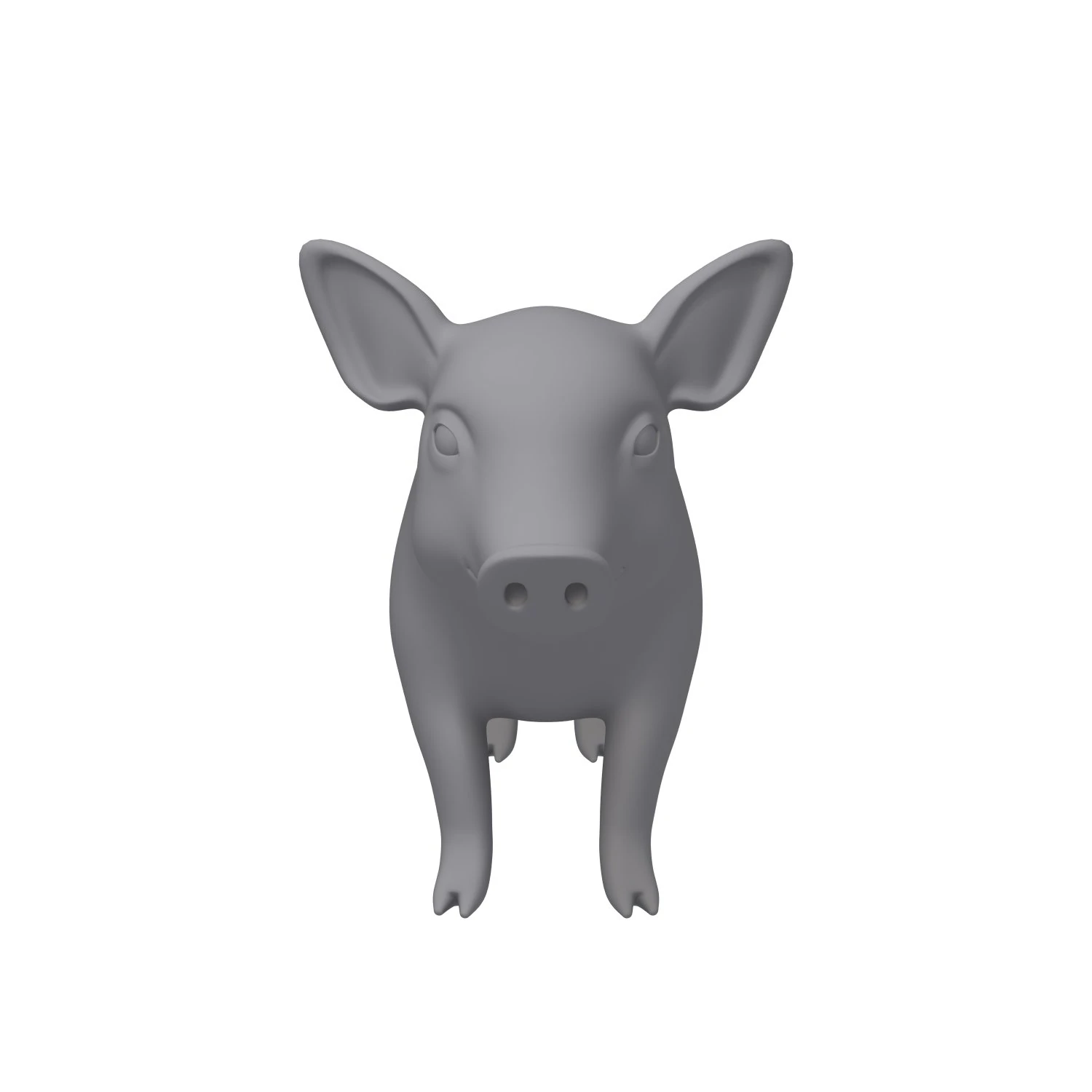 pig 3D Model .c4d .max .obj .3ds .fbx .stl .blend 