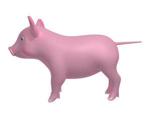 pig 3D मॉडल