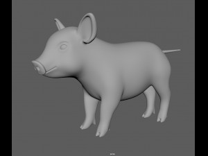 pig 3D मॉडल