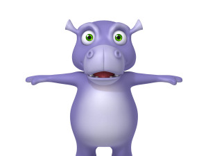 hippopotamus 3D Model
