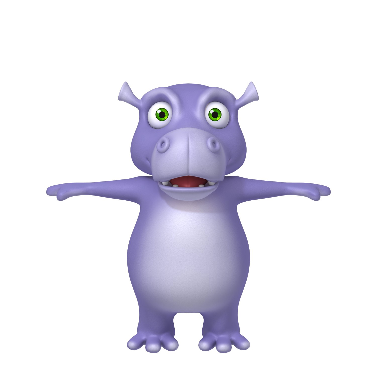 Hippopotamus 3D Модель In Другое 3DExport